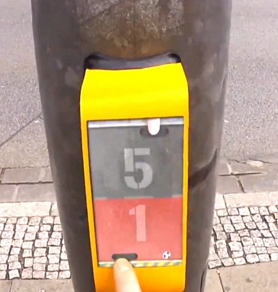 A pong traffic light – Germany